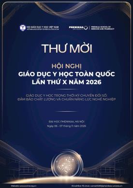 Thư mời Hội nghị giáo dục y học toàn quốc lần thứ X năm 2026