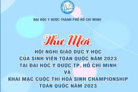 Hội nghị giáo dục y học của sinh viên toàn quốc năm 2023 tại Đại học Y Dược TP. Hồ Chí Minh